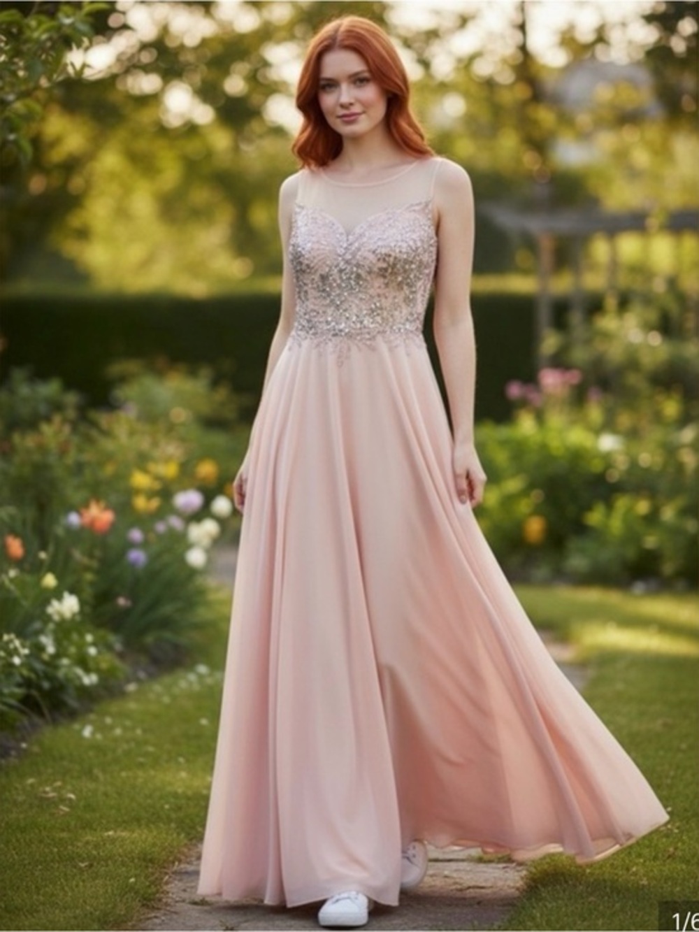 SHAIL K Rhinestone Gown NWT
